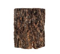 LOLIPPYY Reptile Hideout Cave Natural Bark Tree Hollow Habitat for Geckos Turtles and Amphibians Height Versatile Terrarium Decoration for Tropical and Desert Pets