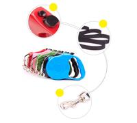 LOLIPPYY Retractable Dog Leash 3 Meters Small Size Adjustable Walking Lead Pet Leash for Dogs and Cats Pink Color Suitable for Outdoor Walks Random Color