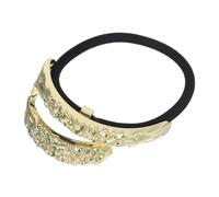 LOLIPPYY Retro Chic Metal Ponytail Wrap Geometric Hair Bands Women Hair Ties Stylish Elastic