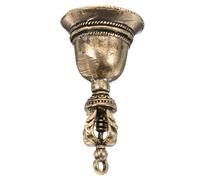 LOLIPPYY Retro Small Copper Bell Pendant Charm for DIY Keychain Hanging Decoration Handmade Vintage Craft Bell with Clear Ringing Sound Multipurpose Copper Ornament for Bags and Accessories