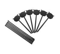 LOLIPPYY Reusable Eye Occluder for Eyesight Exam Black Eye Test Shields with Anti-Skid Handle Lightweight Optometry Tools for Family School Hospital Diagnostic Examination