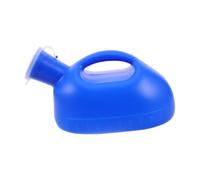 LOLIPPYY Reusable Portable Male Urinal Bottle with Leak-Resistant No-Spill Lid Large Capacity Pee Pot for Elderly Men Thick Plastic Urine Container for Travel Home Camping and Emergency Use