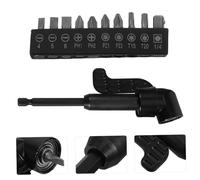 LOLIPPYY Right Angle Drill Adapter Turn Hex Bit Socket Extension with Magnetic Bit Holder Quick Connect for Electric Drills Home Repair DIY Mechanical Tasks