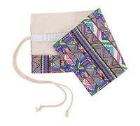 LOLIPPYY Roll up Pencil Pouch Small Pencil Storage Bag for Pens and Paintbrushes, Cloth Material with Fashionable Decorative Shape, Prevents Pen Point Breaking and Falling, for Art