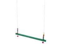 LOLIPPYY Rooster and Hen Swing Toy Wooden Climbing Rack with Suspension Bridge and Ladder 1-pc Sturdy Bird Cage Accessory for Pet Chickens and Poultry Random Color