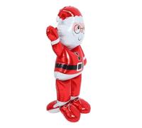 LOLIPPYY Santa Balloon Foil Merry Sweet Giant Decorate Interior Big Indoor Christmas Decorations Xmas Inflatable Outdoor Decoration Name Gold Chrome Fete Large Aluminum Film Red