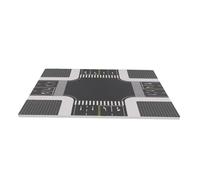LOLIPPYY Scale Model Traffic Road Board for Sand Table Sturdy Plastic Urban Roadway Scene Material Easy to Apply DIY Miniature Landscape Accessory for Architectural Model Making