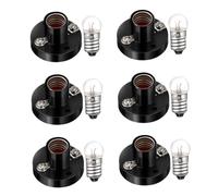 LOLIPPYY Screw Base Light Bulb Holder with Bulbs Educational Physics Experiment Lighting Accessory Kit Easy Installation Socket for Student Circuit Tests and Consistent Illumination