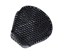 LOLIPPYY Shock-absorbing Gel Motorcycle Seat Cushion Non-slip Breathable Pad Heat-resistant Motorbike Comfort Cover for Long Rides Black