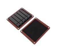 LOLIPPYY Shockproof Alto Clarinet Reed Case with Stylish Wood Exterior Double-sided Storage Holds Up to Reeds Fit for Alto Saxophone Clarinet Oboe Scratch-resistant Design