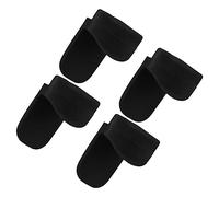 LOLIPPYY Silicone Clarinet Finger Rest Cushions Relieve Sore Thumbs Silicone Clarinet Thumb Pads 4pcs Black Convenient for Playing While Standing Or Walking