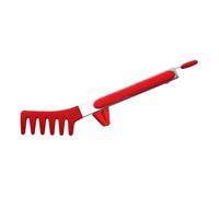 LOLIPPYY Silicone Food Tong Multi-Function Spaghetti Tong with Ergonomic Handle Heat-Resistant for Pasta Salad BBQ and Home Cooking Comfortable Grip Easy to Clean Red