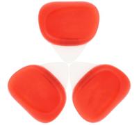 LOLIPPYY Silicone Guitar Picks Non-slip Practical Plectrums for Folk Electric Bass Guitars Soft Comfortable Grip Covers Fit Standard Drop-shaped Picks Up to Thick