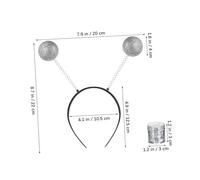 LOLIPPYY Silver Hairband for Women and Girls for Costume Parties and Cosplay Events This Cute Headband Is Fun Hair Accessory for Halloween and Themed Celebrations