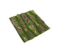 LOLIPPYY Simulated Bark Decorative Board Aquarium Background for Reptile Enclosure Vivarium Cork Backdrop Natural-look Fish Tank Decor with Lifelike Texture and Material