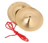 LOLIPPYY Small Alloy Finger Cymbals for Musical Instrument for Dance Music Education Safe Percussion for Parent Interaction and Early Music Development