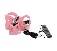 LOLIPPYY Small Pet Vest Harness Kit 2m Leash - Breathable Pink Rat, Ferret, Hamster, Squirrel Harness Set in S, M, L - Escape-Resistant Animal Traction Rope for Outdoor Walking and Travel