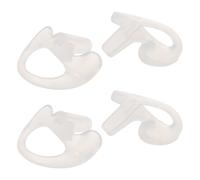 LOLIPPYY Small Silicone for Two-way Radio Earpiece Replacement, Soft Earmold Earbud Inserts for Acoustic Air Tube Headset, 2 Pairs Pack Compatible with Two-way Radio