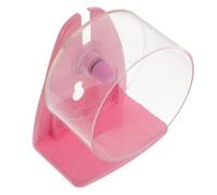 LOLIPPYY Small Transparent Acrylic Exercise Wheel with Stand for Hamsters Squirrels Chinchillas Guinea Pigs Compact Pet Running for Muscle Building and Mental Health Maintenance