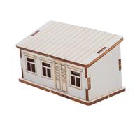 LOLIPPYY Small Wooden Log Cabin DIY Painting Model Kit Miniature Dollhouse for Christmas Home Decor Table Centerpiece Craft Unfinished Wood Texture for Holiday Decoration and Gift