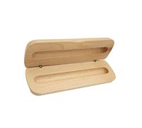 LOLIPPYY Solid Color Wood Pencil Case Single Holder for Stationery Storage Creative Multi-Function Design for Office and School Supplies Personalize Paint Graffiti