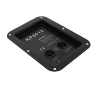 LOLIPPYY Speaker Terminal Connector Iron Square Speaker Box Terminal Board with Easy Installation for Occasions and Stage Equipment, Lightweight and Sturdy