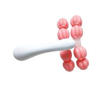 LOLIPPYY Sports Relax Wheel Handheld Muscle Massager Pink Plastic Comfortable Grip Easy to Use Muscle Relaxation Massage Equipment for Neck and Arms After A Long Day at Work