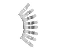 LOLIPPYY Stainless Steel Cake Ring Clips for Mousse Rings Baking 8pcs Fixing Clamps for 6-10cm High Mousse Cake Decorating Home and Professional Bakers