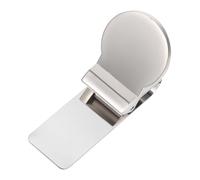 LOLIPPYY Stainless Steel Money Storage Clip Practical Metal Bill Clamp for Office Use Compact Lightweight Cash and Card Holder with Creative Design Easy to Operate and Carry for Organizing