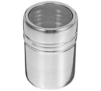 LOLIPPYY Stainless Steel Powder Shaker with Lid Fine Mesh Screen Versatile Flour Sifter and Sugar Cocoa Dispenser for Baking Cappuccino Chocolate Sprinkles Kitchen Tool