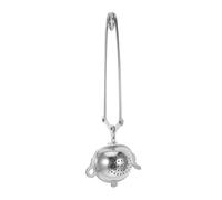 LOLIPPYY Stainless Steel Tea Infuser Spoon with Handle Creative Teapot-Shaped Loose Leaf Strainer for Home Office Tearoom Lightweight and Portable Tea Filter