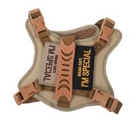 LOLIPPYY Tactical Cat Harness Vest Adjustable Escape Pet Dog Vest Harness with Padded Chest and Buckles for Outdoor Walking and Training in Khaki