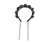 LOLIPPYY Tassel Hair Band Floral Design Sweet Headband Fashion Hair Jewelry for Women Tassel Hairband Adds Elegance to Outfit for Wedding Daily Wear