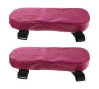 LOLIPPYY Thick Sponge Armrest Pads for Wheelchair 1 Pair with Thermal Protection, Purple Memory Foam Armrest Cushions for Winter Hand Warmth and Elbow Support, Wheelchair Grip Covers for