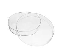LOLIPPYY Thickened High Borosilicate Glass Petri Dish with Lid Autoclavable Tissue Culture Plate for Bacteria Growth and Cell Culturing in Microbiology and Biology Experiments