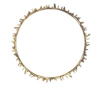 LOLIPPYY Thorn Party Crown Headband for Women Golden Elven Crown with Thorns Renaissance Fair Accessory Prom Queen Headpiece for Adult Party Celebration