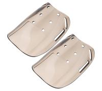 LOLIPPYY Transparent Safety Shoe Covers Protective Toe Caps for Indoor Work Impact-Resistant Footwear Guards with Breathable Design Portable Protective Covers for Workshop and Industrial Grey