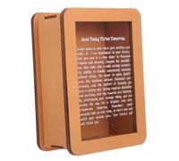 LOLIPPYY Transparent Wooden Savings Box with Acrylic Design Versatile Coin and Cash Holder for Home and Office and Easy Access Money Bank for Personal Financial Planning