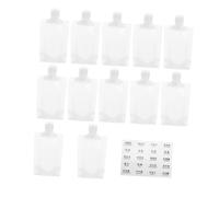 LOLIPPYY Travel Lotion Refill Bag Empty Shampoo Squeeze Pouches for Shower Packing Storage Pouch Suction for Cruise Essentials