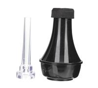 LOLIPPYY Trumpet Straight Mute with Trumpet Lightweight Compact Abs Material Tone Lowering Black