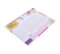 LOLIPPYY Undated Habit Tracker Planner Calendar Journal with Binding Wall Mountable Weekly Habit Tracker for Adults Simple Practical Design for Goal Setting
