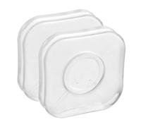 LOLIPPYY Universal Nano Gel Phone Holder 2pcs, Multi-use Adhesive Anti-slip Car Dashboard Mount, Traceless Cell Phone Pad for Cars Homes Offices