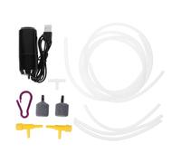 LOLIPPYY USB Aquarium Oxygen Pump Fish Tank Air Aerator Compact Design for Small Fish Tanks Easy Installation Energy Saving Electric Air Pump Accessory Random Color