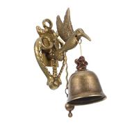 LOLIPPYY Vintage Animal Doorbell Wall Hanging with Clear Chimes Retro Hummingbird Metal Wind Chime for Home Garden Patio Decor Meaningful Gift with Easy Installation and Unique Outdoor