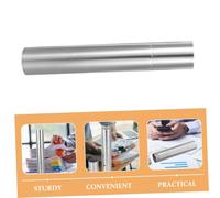 LOLIPPYY Vintage Certificate Storage Tube Large Stainless Steel Document Holder Portable Diploma Scroll Organizer for Birth Certificates and Decorative Files