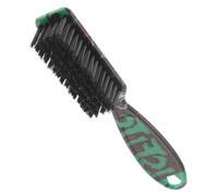 LOLIPPYY Vintage Hard Wave Beard Brush with Supple Bristles for Hair and Neck Cleaning Ergonomic Handle for Comfortable Grip Hairdressing Tool Suitable for Barber Shops and Personal