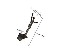 LOLIPPYY Vintage Resin Diving Man Wall Hanging Statue Resin Figurine Wall Art for Living Bar Tv Background Decor Modern Industrial Style Climbing Man Ornament