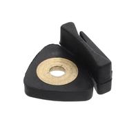 LOLIPPYY Viola Practice Mute Tool Professional Noise Reduction Soft Muffler Plastic Silence Accessory for Orchestra Use Easy Installation Hearing Protection Black