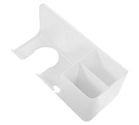 LOLIPPYY Wall-mounted Hair Dryer Holder with Self-adhesive Storage Rack for Bathroom Multi-functional Hairdryer Stand Organizer with Smooth Edges Strong Load Capacity and Beauty Tool