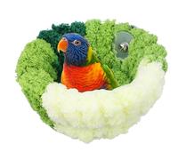 LOLIPPYY Warm and Comfortable Parakeet Nest Bird House Indoor Cage Mount Design Velvet and Plastic Material for Pet Birds Winter Use in Bird's Living Space